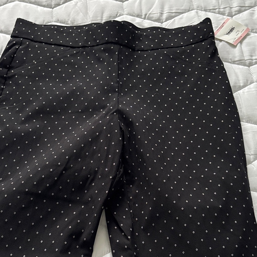 Black Polka Dot Pants